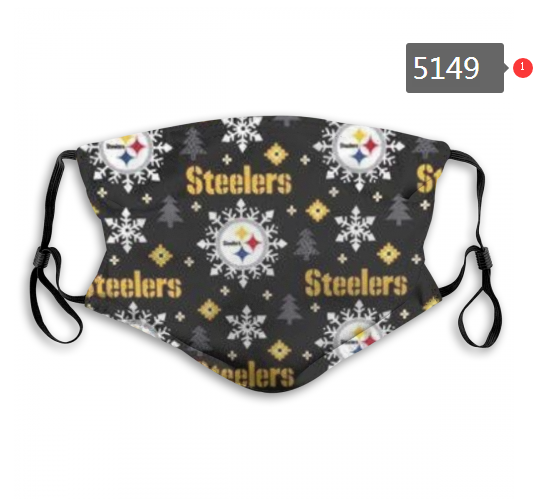 2020 NFL Pittsburgh Steelers #1 Dust mask with filter